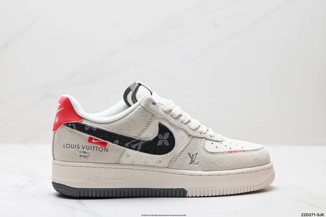 Company-level Nike Air Force 1'07 Lv8 Original last and original cardboard crea