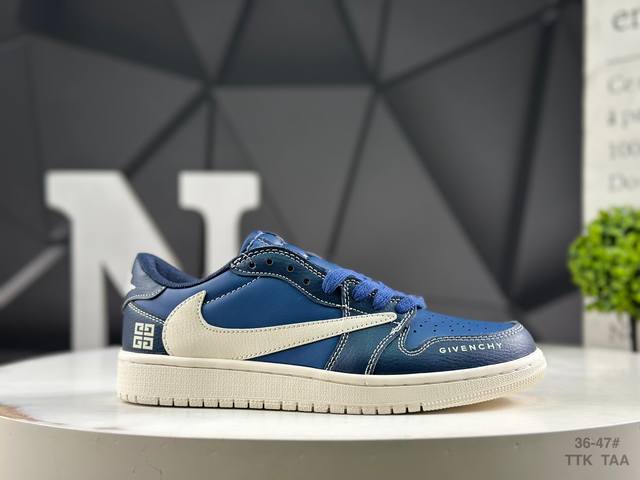 Nike Travis Scott x Fragment Design x Jordan Air Jordan 1 Low Og Sp Aj1 Qiao 1 L