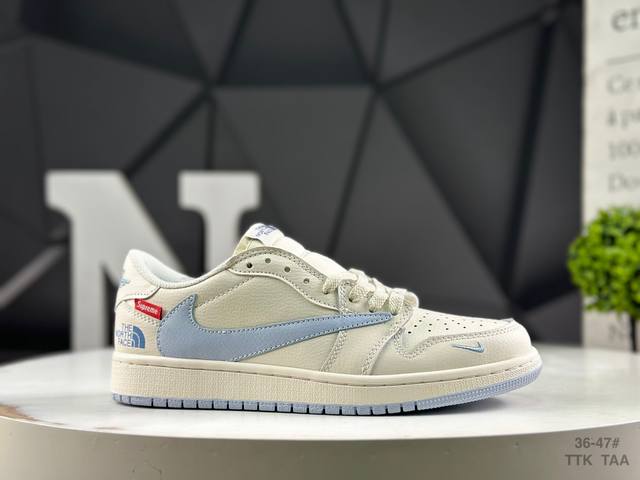 Nike Travis Scott x Fragment Design x Jordan Air Jordan 1 Low Og Sp Aj1 Qiao 1 L