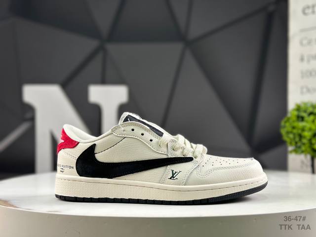 Nike Travis Scott x Fragment Design x Jordan Air Jordan 1 Low Og Sp Aj1 Qiao 1 L