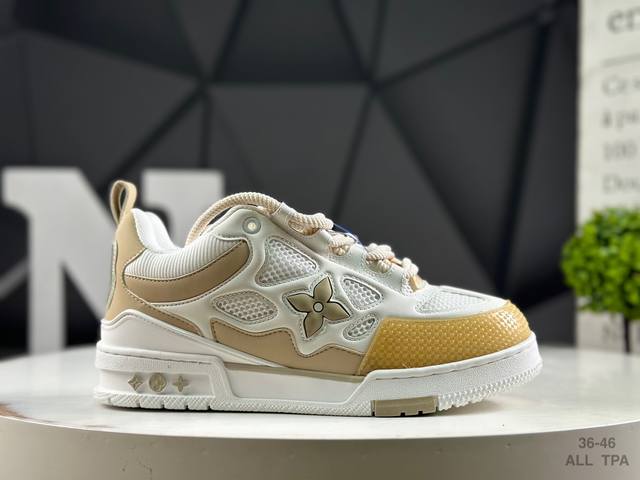 Louis Vuitton LV Louis Vuitton sneakers are a favorite among celebrities. Their