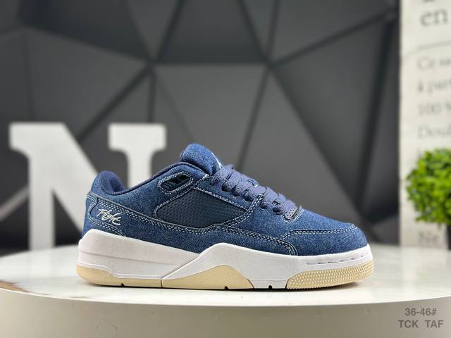 Jordan Flight Court Denim Blue Item No.: Ih4489-451 Size: 36-46 with half size T