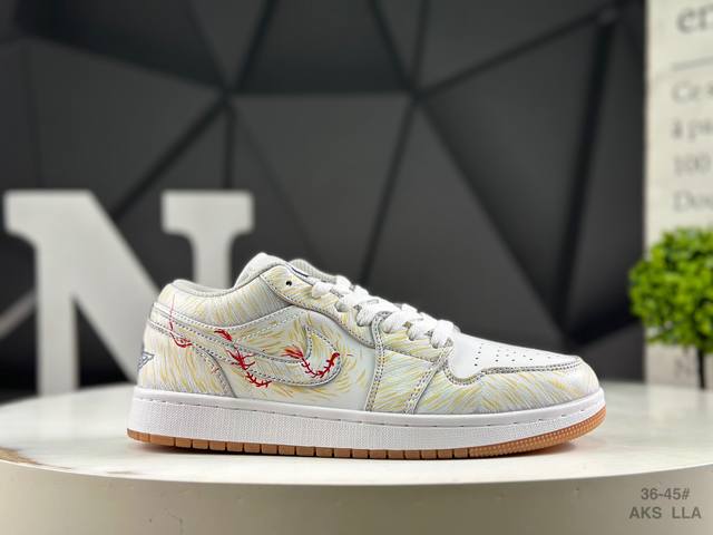 Nike Jordan Air Jordan 1 Low Aj1 low-top series basketball shoes official synch