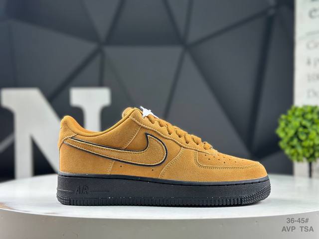 Nike Air Force 1 '07 low-top versatile casual sneaker. Soft, springy cushioning