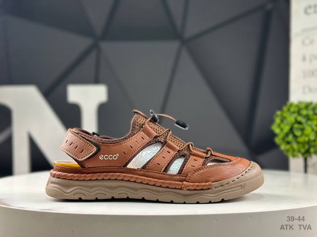 Ecco outdoor casual sandals, sports closed-toe beach sandals, comfortable and br