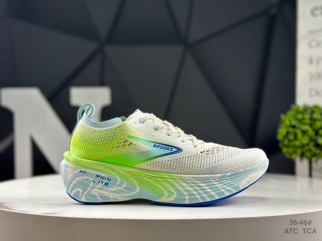 Brooks Hypefion Elite 4 Pb Brooks Men's Cushioned Marathon Jogging Shoes #Guangd