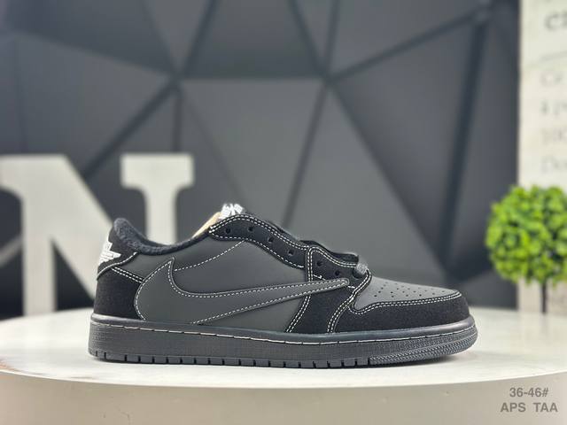 Nike Aj1 Travis Scott X Air Jordan 1 "Reverse Mocha" Aj1 Joe 1 Ts Lightning Join