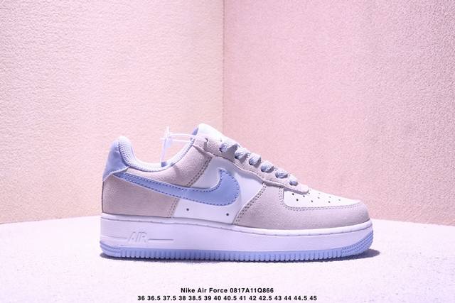 Nike Air Force 1 '07 low-top versatile casual sneaker. Its soft, springy cushio