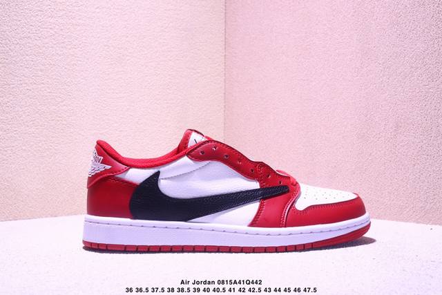 Nike Aj1 Travis Scott X Air Jordan 1 "Reverse Mocha" Aj1 Joe 1 Ts Lightning Join