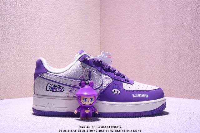 Overseas hit limited edition! High-end customized Nike Air Force 1 Labubu colla