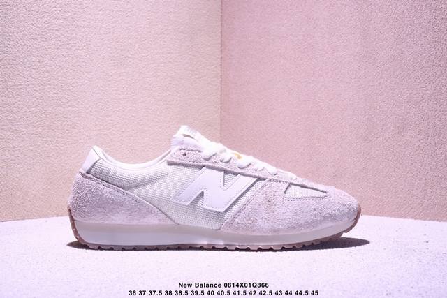 New Balance Nb 471 series fabric cow split leather retro fashion non-slip wear-r