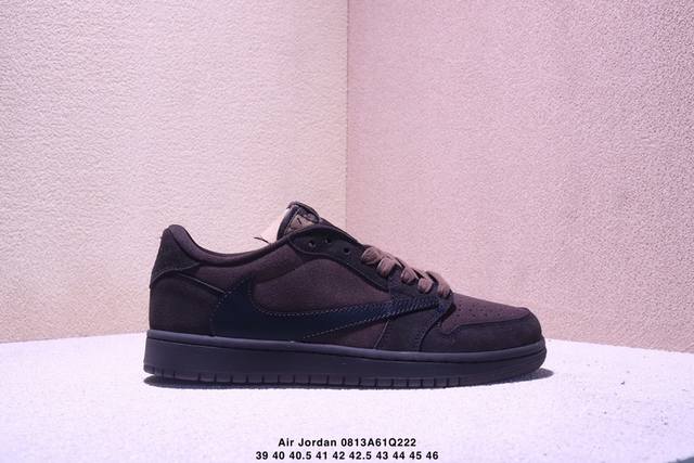 Jordan Air Jordan 1 Low Se "Coconut Milk Black" comfortable and versatile non-sl