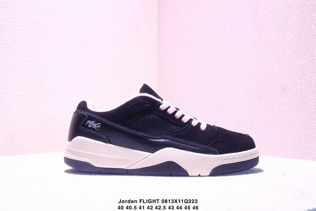 Jordan Flight Court stylish, comfortable, non-slip, wear-resistant low-top retro