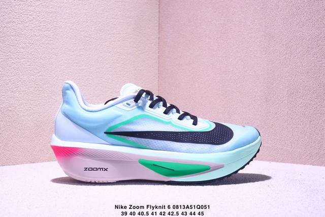Nike Zoomx Invincible Run Flyknit 6 Lightweight Running ShoesFlyknit low-top cas