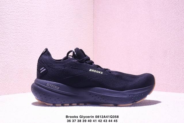 Brooks Glycerin 21 Ultra-Stretch Lightweight Running Shoes DDD. Low-top, breatha