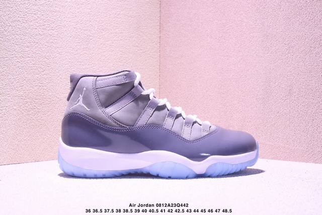 Nike Air Jordan 11 Concord Aj11 Joe 11 high-top patent leather basketball shoes