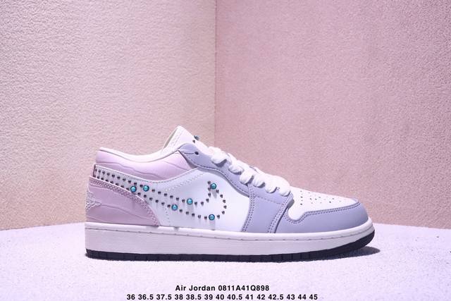 Company-level Nike Air Jordan 1 Low Aj1 Qiao 1 low-top casual sneakers synchron