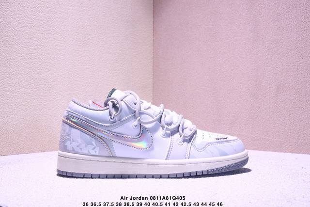Company-level Nike Air Jordan 1 Low Aj1 Qiao 1 low-top casual sneakers synchron
