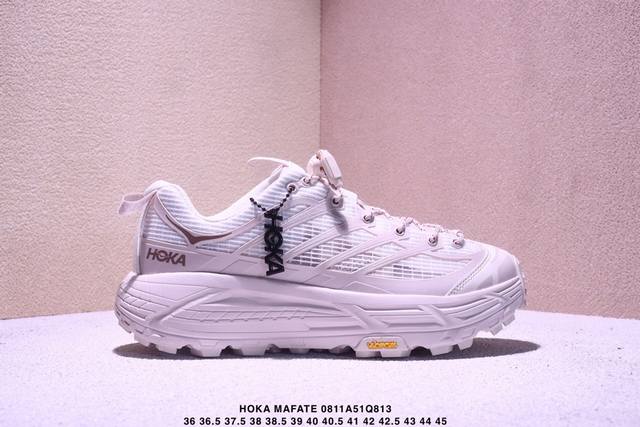 Corporate-level Hoka Mafate Speed Three 2 ultra-light thick-soled lightweight mo