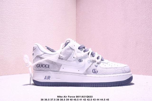 Limited edition overseas sale! Corporate-grade Nike Air Force 1 '07 Low "Gucci