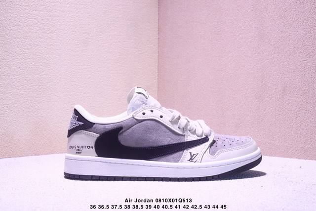 Nike Air Jordan 1 X Travis Scott Aj1 inverted hook Joe One inverted hook 'Diy' c