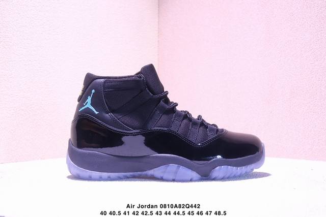 Nike Air Jordan 11 Concord Aj11 Joe 11 high-top patent leather basketball shoes