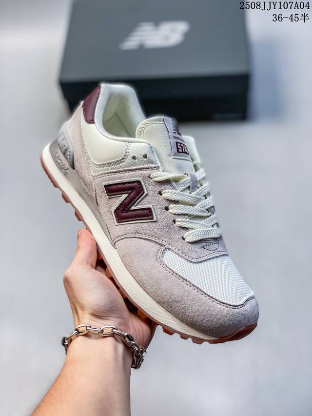 Nb New Balance U574 low-top retro casual sports jogging shoes Made of pigskin an