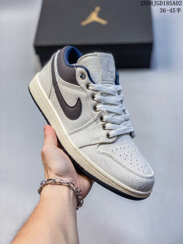 Company-level Nike Air Jordan 1 Low Aj1 Qiao 1 low-top casual sneakers synchron