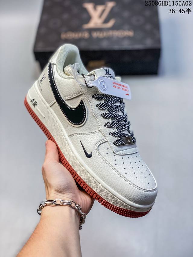Limited overseas sale! Company-level Nike Air Force 1 '07 Low "LV co-branded be