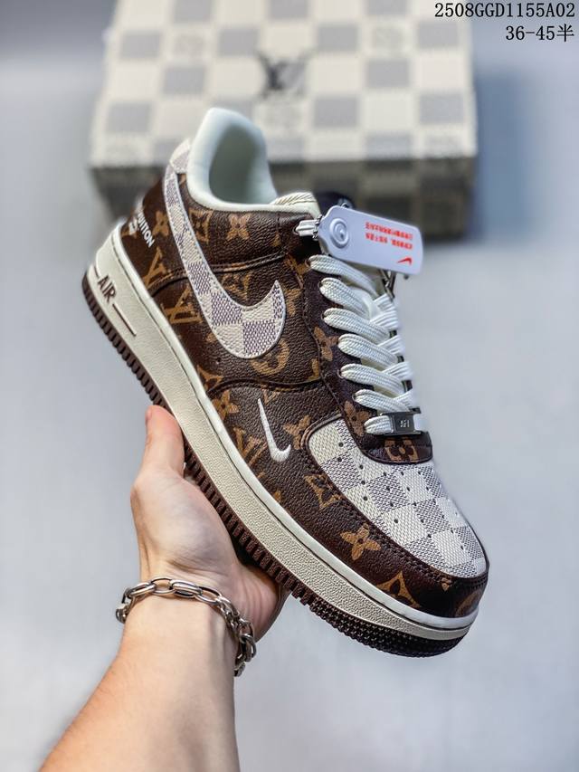 Limited overseas sale! Company-level Nike Air Force 1 '07 Low Lv joint name - c
