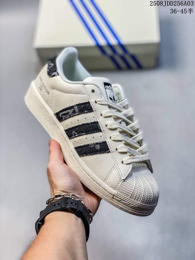 Company-level Adidas Originals Superstar Shell Head Series Low-top Classic All-