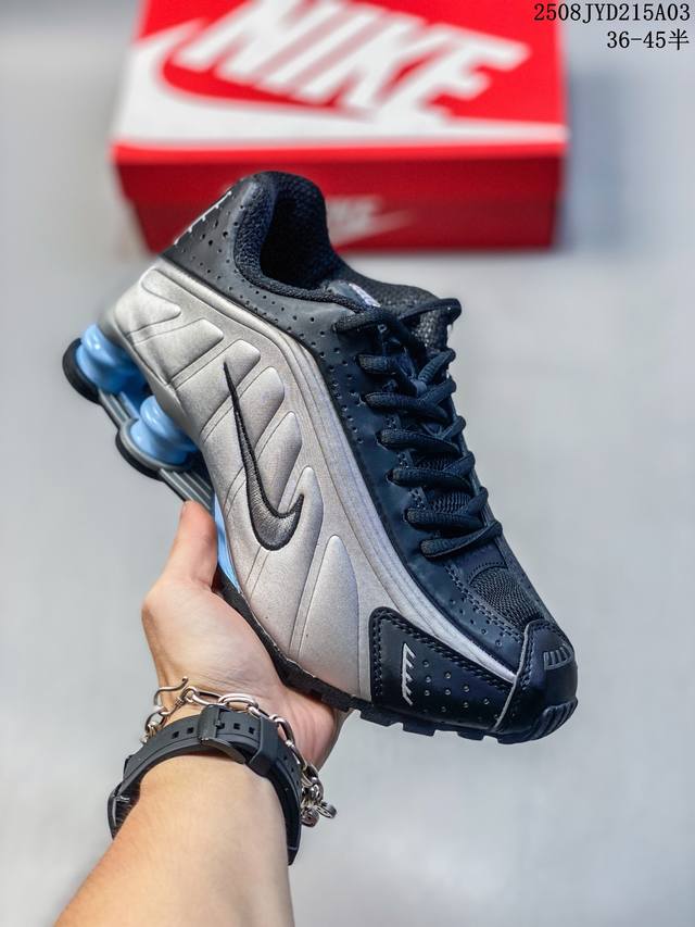 Nike Shox R4 series Nike low-top sports casual air cushion sports shoes official