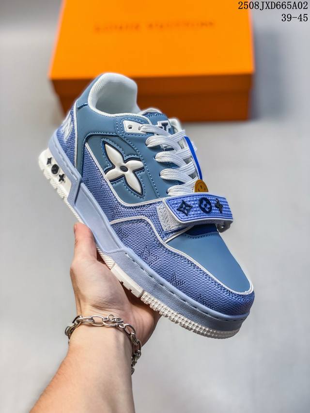 Lv Louis Vuitton Trail Sneaker Low casual sports culture versatile basketball sn