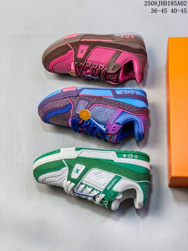 Louis Vuitton LV Louis Vuitton sneakers New LV Trainer sneakers in the latest co