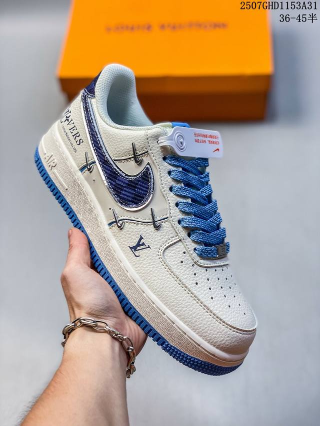 Limited edition overseas sale! Corporate-grade Nike Air Force 1 '07 Low "LV Joi