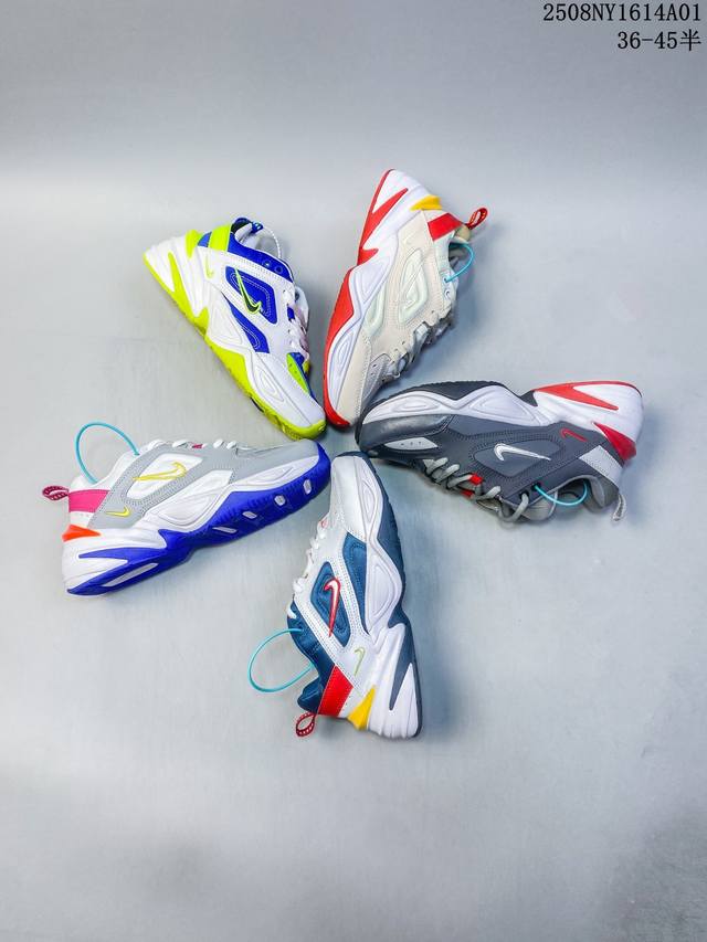 True label half size Nike M2K Tekno series low-top retro trend versatile travel