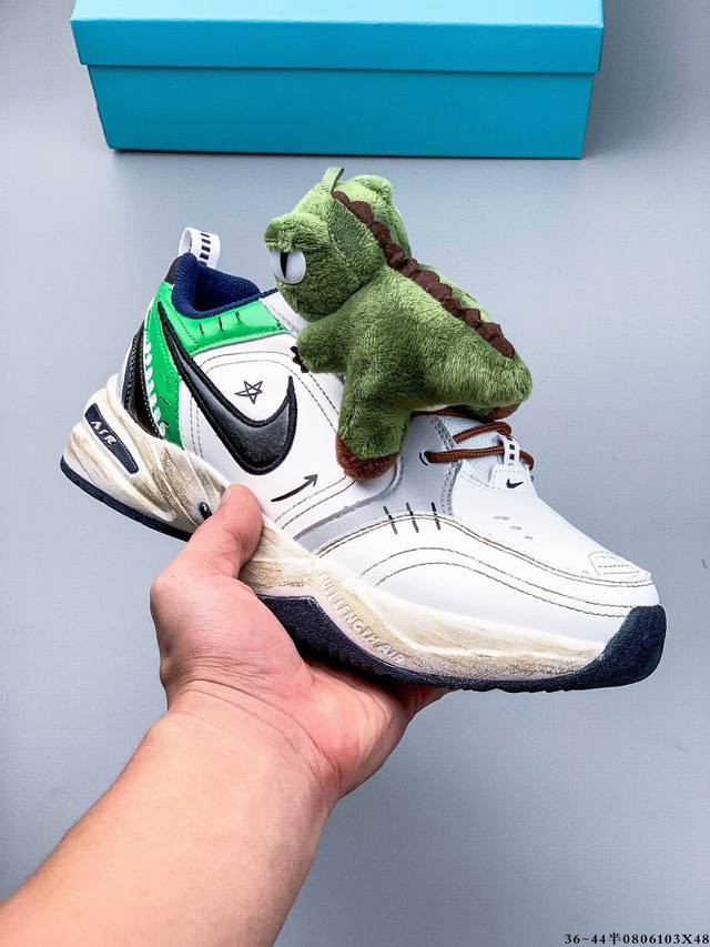 Company Level! Nike M2K 'DIY' Custom Tekno Nike Retro Trendy All-match Casual Sp