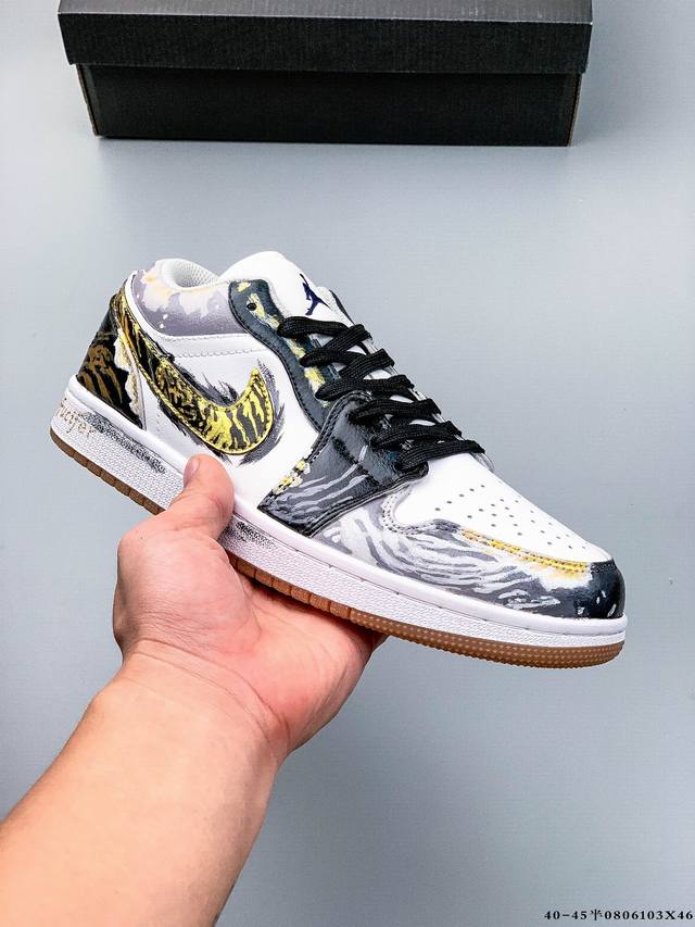 Company-level top-tier! Nike Air Jordan 1 Low Aj1 Joe 1 low-top trendy leisure s