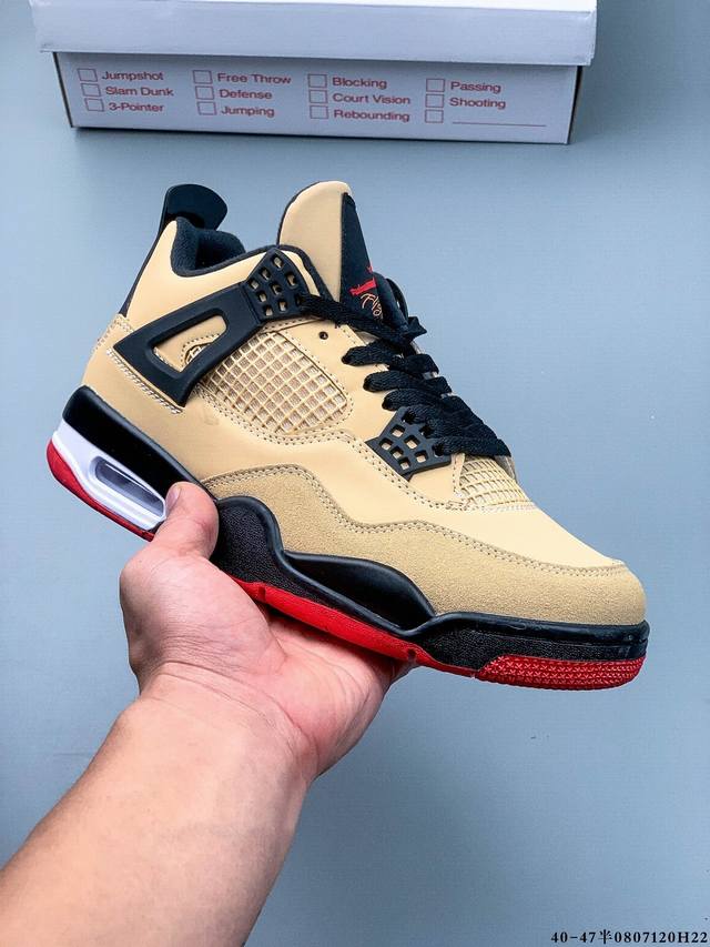Air Jordan 4 Aj4 mid-top retro casual sports basketball shoe. Designed with the