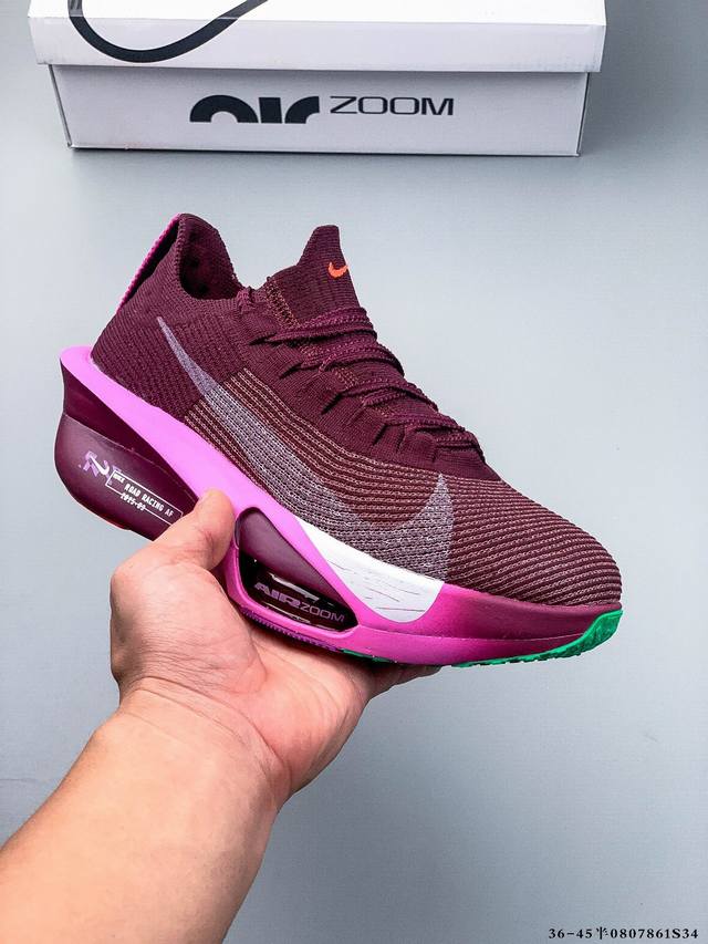 Company Level! Nike Air Zoom Alphafly Next% 3 Alpha Marathon 3.0 Shock-Absorbing