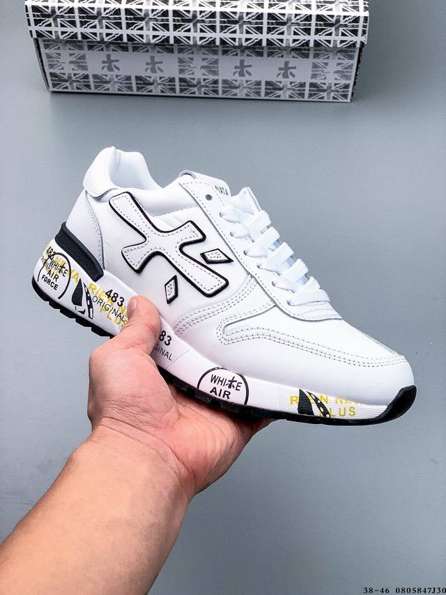Premiata Italian shoe brand. Creates a casual and fashionable sports shoe with a