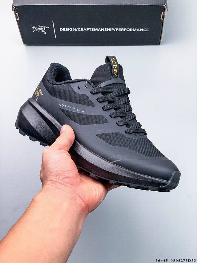 Company Level! Arcteryx Aerios Fl Gtx Covered Waterproof Low-Top Hiking and Trek