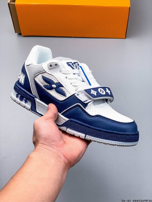 Louis Vuitton LV Louis Vuitton sneakers are a favorite among celebrities. Their