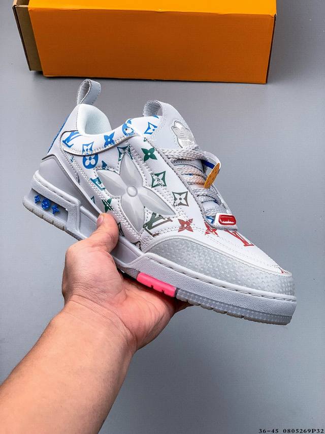 Louis Vuitton LV Louis Vuitton sneakers are a favorite among celebrities. Their