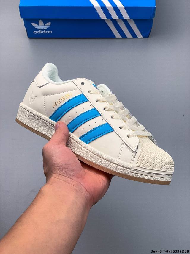 Company Level! Adidas Superstar Shell Toe Classic Versatile Casual Sneakers 080