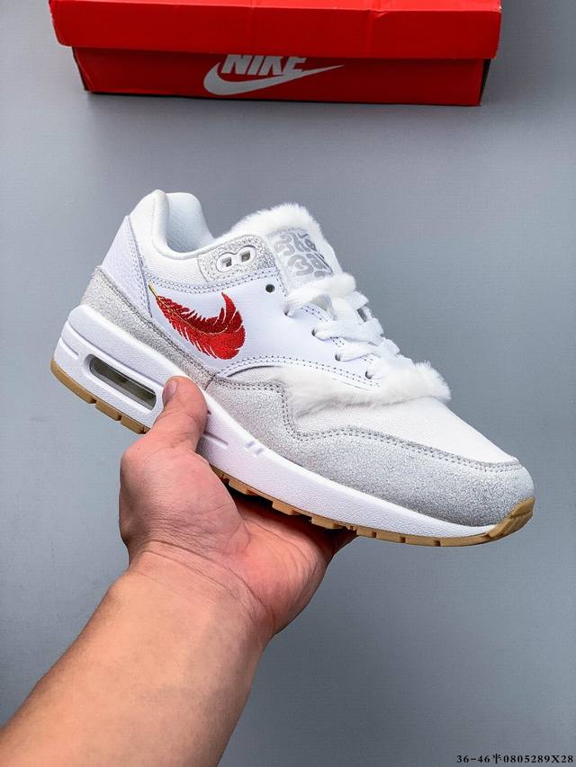 Company Level! Nike Air Max 1 87 Limited Color Air Cushion Running Shoes 080528