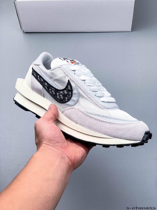 Company Level! Nike Ldwaffle Sacai Japanese deconstructed American name overlapp