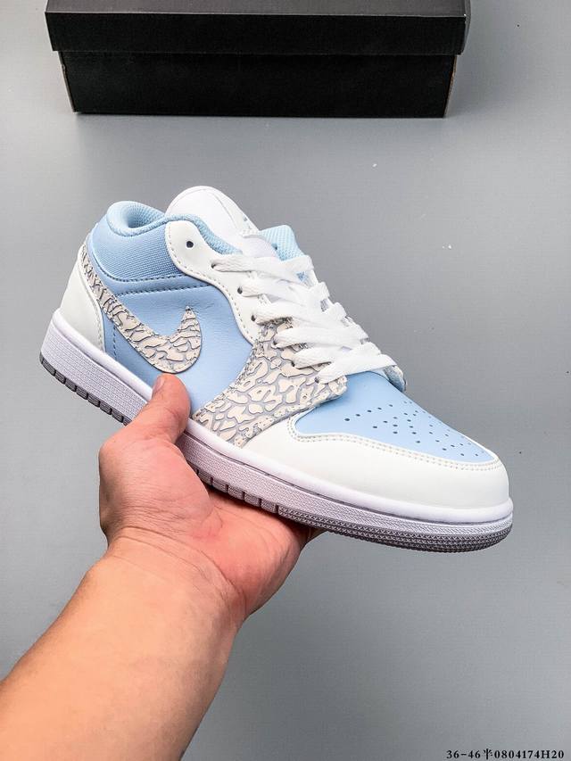 Second layer genuine label! Nike Air Jordan Low 1 Joe 1 low-top classic casual