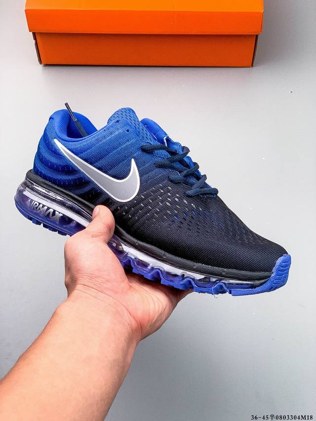 Nike Air Max 2017 full-length air cushion classic cushioning casual running sho