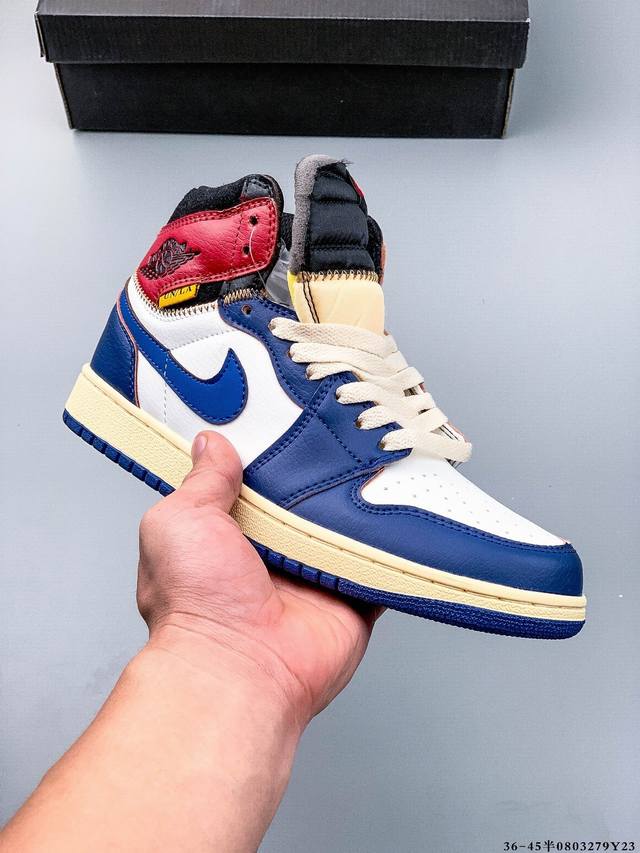 Second layer genuine label! Nike Air Jordan 1 Aj1 Jordan generation high top re
